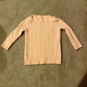 J Crew 100% Cashmere Pink Sweater